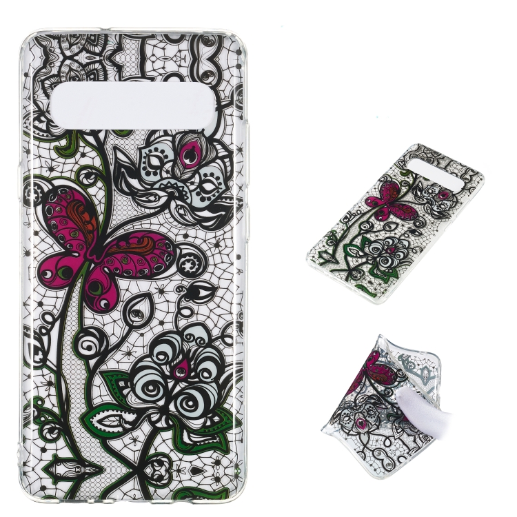 

Pansy Pattern Highly Transparent TPU Protective Case for Galaxy S10 5G