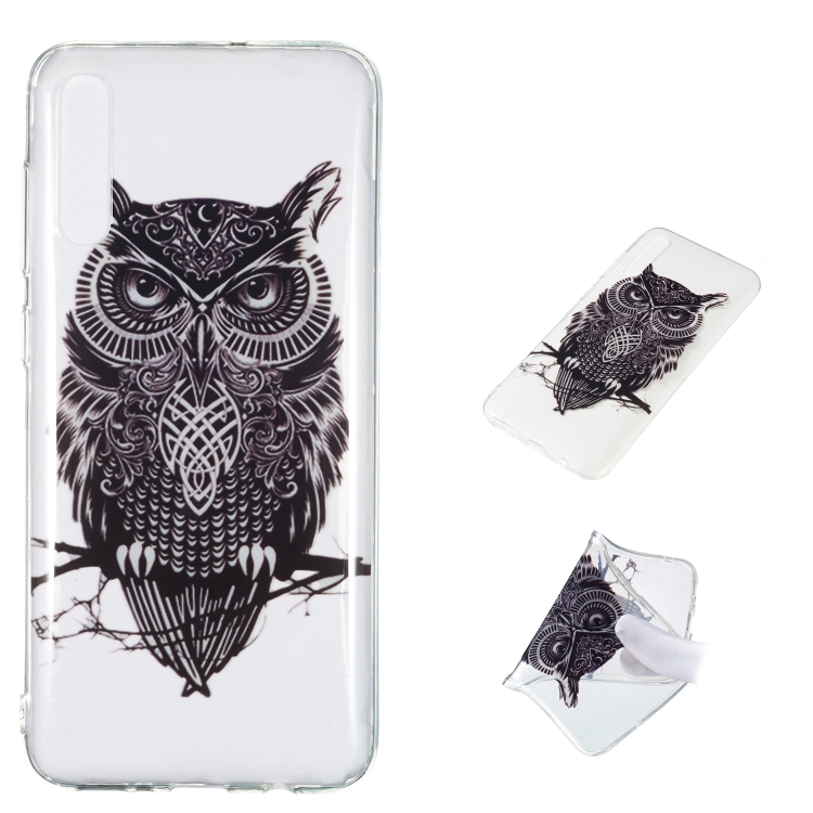 

Owl Pattern Highly Transparent TPU Protective Case for Galaxy A70