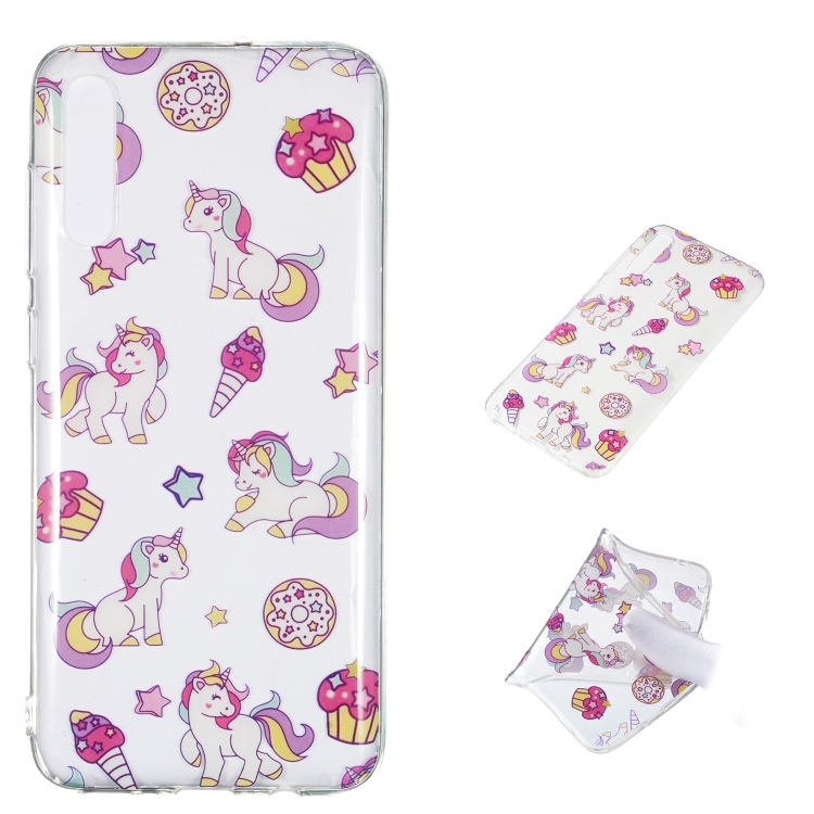 

Unicorn Pattern Highly Transparent TPU Protective Case for Galaxy A70