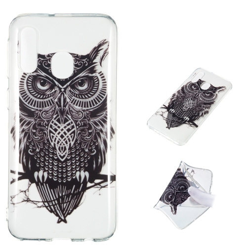 

Owl Pattern Highly Transparent TPU Protective Case for Galaxy A40