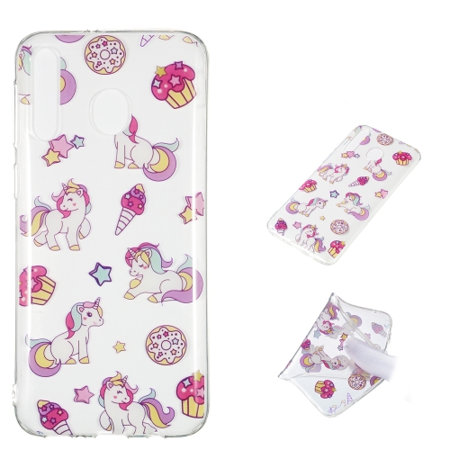 

Unicorn Pattern Highly Transparent TPU Protective Case for Galaxy M30