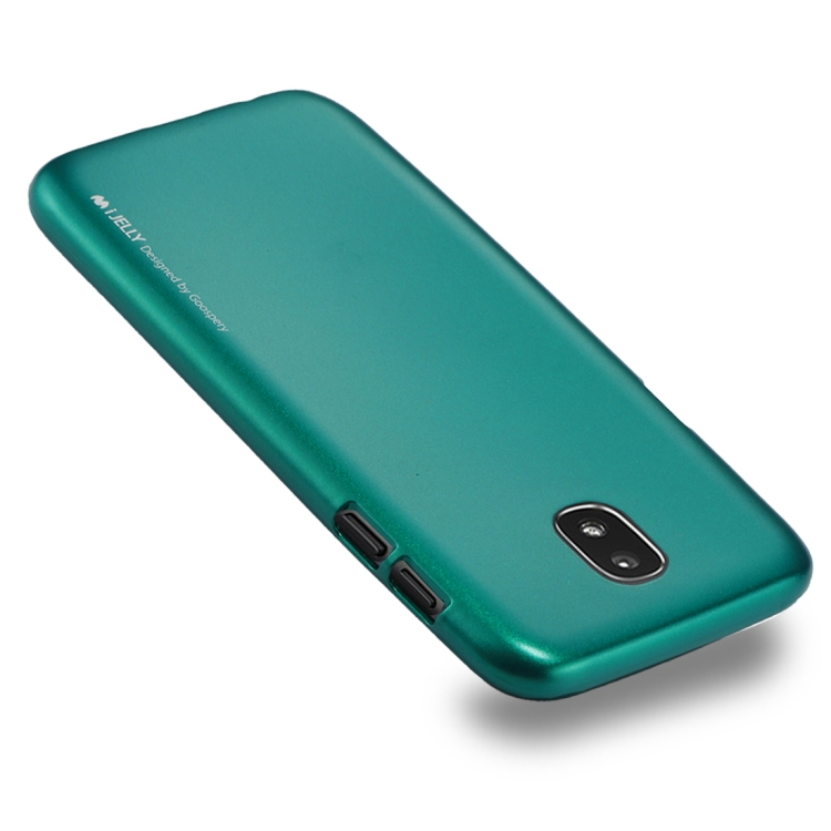 

GOOSPERY I JELLY METAL Series for Galaxy J5 (2017) ( EU Version) Full Coverage TPU Protective Back Cover Case(Green)