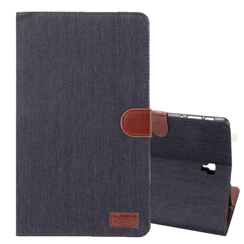 

Dibase Denim Texture Horizontal Flip PU Leather Case for Galaxy Tab S4 10.5 / T830, with Holder & Card Slot (Black)