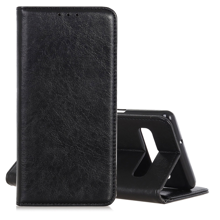 

Magnetic Retro Crazy Horse Texture Horizontal Flip Leather Case for Galaxy S10 5G, with Holder & Card Slots & Photo Frame (Black)