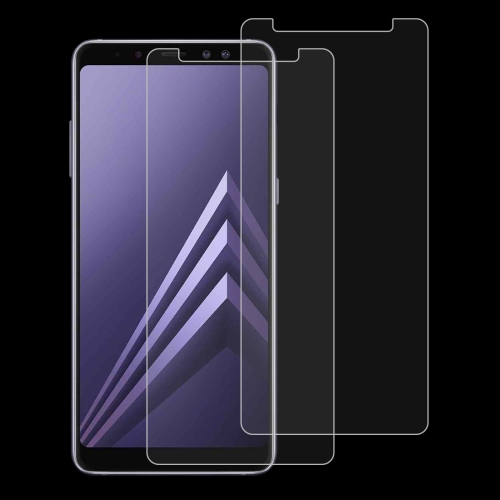 

2 PCS for Galaxy A8 (2018) 0.26mm 9H Surface Hardness 2.5D Curved Edge Tempered Glass Screen Protector