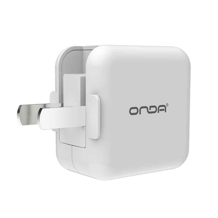 

ONDA A11S 2A Foldable Single Port USB Travel Charger Power Adapter (White)