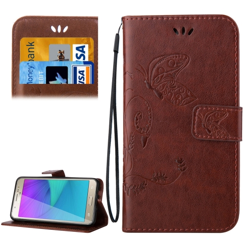 

For Galaxy J5 (2016) / J510 Crazy Horse Texture Printing Horizontal Flip Leather Case with Holder & Card Slots & Wallet & Lanyard(Coffee)