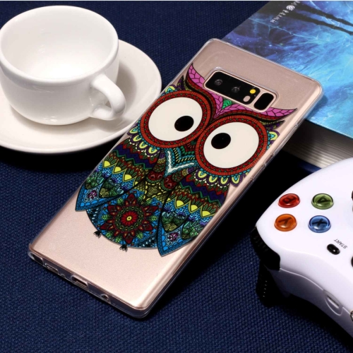 

For Galaxy Note 8 Tribal Owl Pattern TPU Protective Case