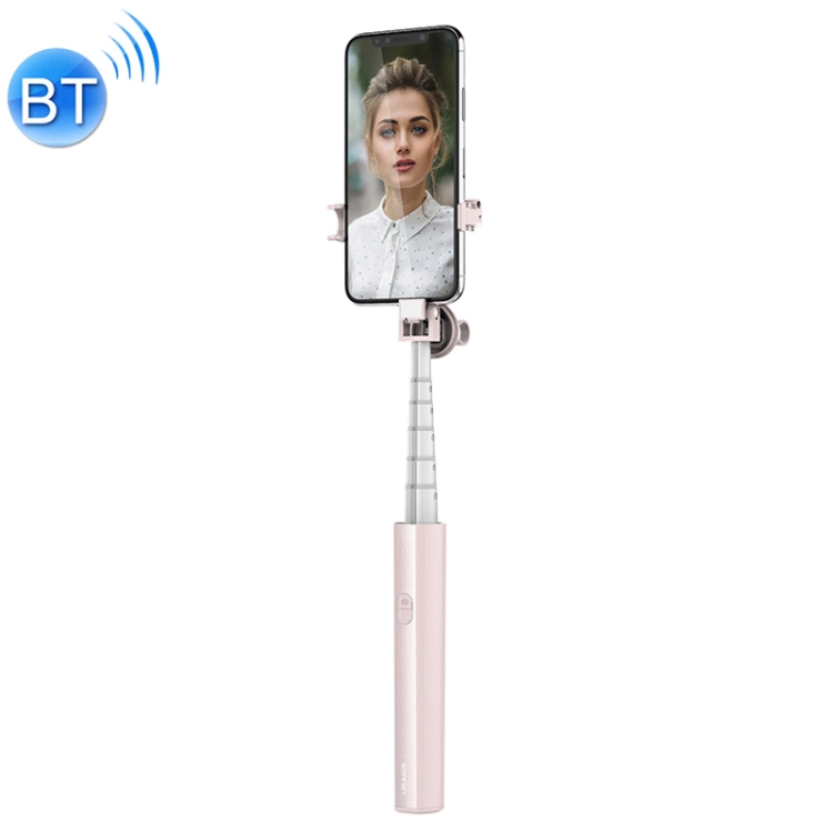 

USAMS US-ZB069 Multifunctional Hidden Rotatable Bluetooth Selfie Stick(Pink)