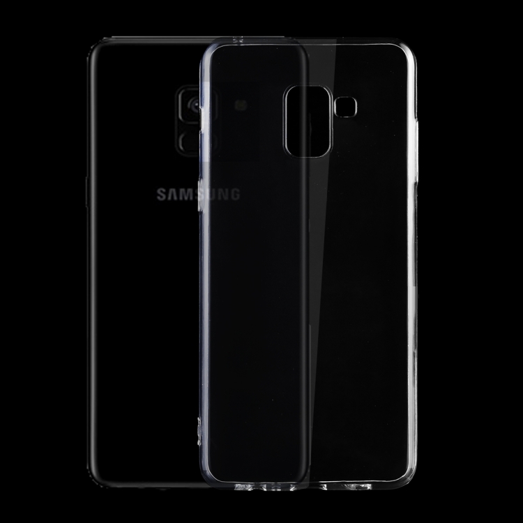 

For Galaxy A8 (2018) 0.75mm Ultra-thin Transparent TPU Protective Case (Transparent)