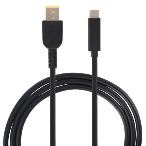 

USB-C / Type-C to Big Square Male Laptop Power Charging Cable for Lenovo, Cable Length: about 1.5m