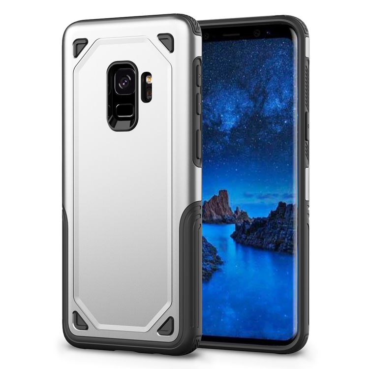 

Shockproof Rugged Armor Protective Case for Galaxy J6 (2018) (EU Version) (Silver)