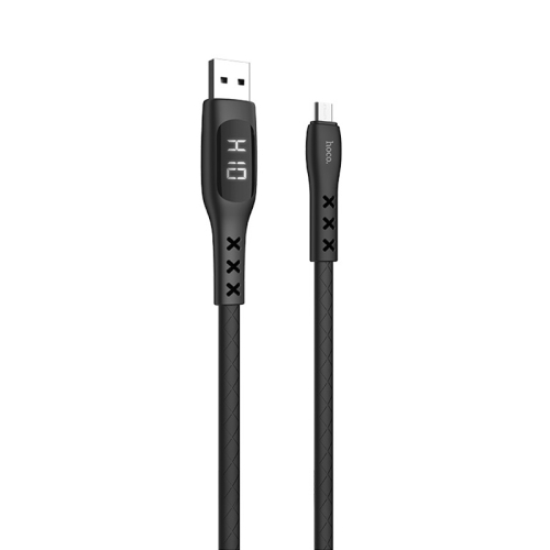 

Hoco S6 1.2m Micro USB to USB Data Sync Charging Cable with Display & Timing(Black)