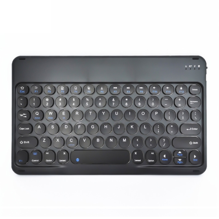 

X3 10 inch Universal Tablet Round Keycap Wireless Bluetooth Keyboard (Black)