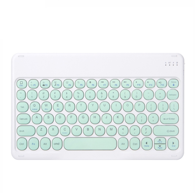 

X3 10 inch Universal Tablet Round Keycap Wireless Bluetooth Keyboard (Green)