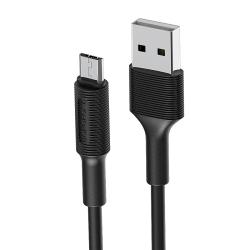 

Borofone BX1 2.4A Max Output USB to Micro USB Ezsync Charging Data Cable,Cable Length: 1m(Black)