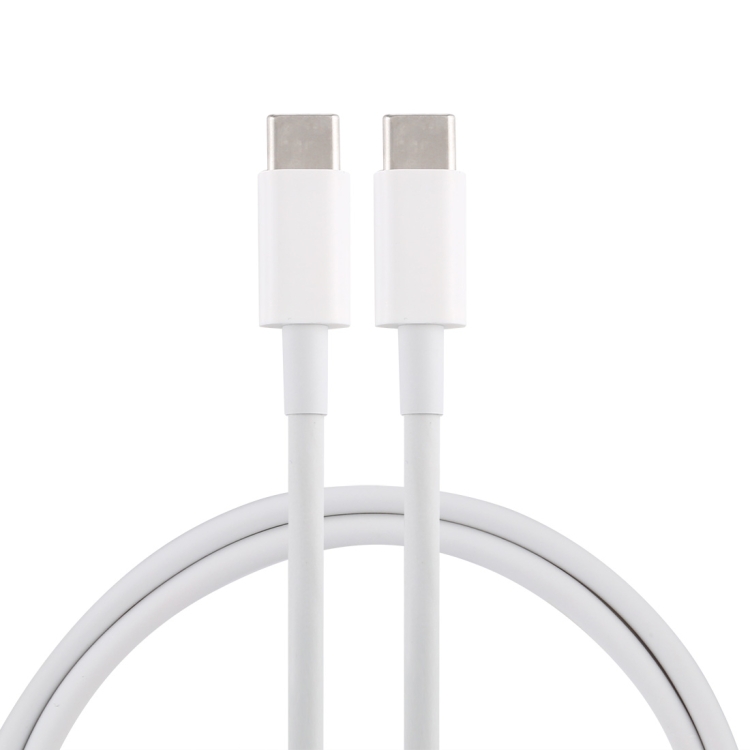 

PD 5A USB-C / Type-C Male to USB-C / Type-C Male Fast Charging Cable, Cable Length: 1m (White)