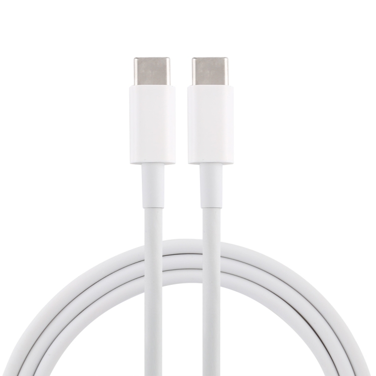 

PD 5A USB-C / Type-C Male to USB-C / Type-C Male Fast Charging Cable, Cable Length: 1.5m (White)