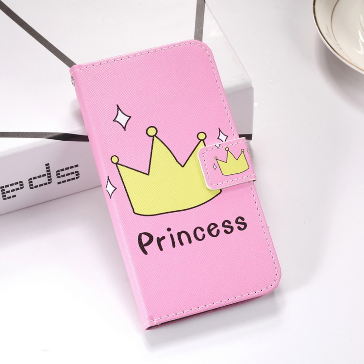 

Crown Pattern Colored Drawing Horizontal Flip Leather Case for Galaxy A50, with Holder & Card Slots & Wallet & Lanyard