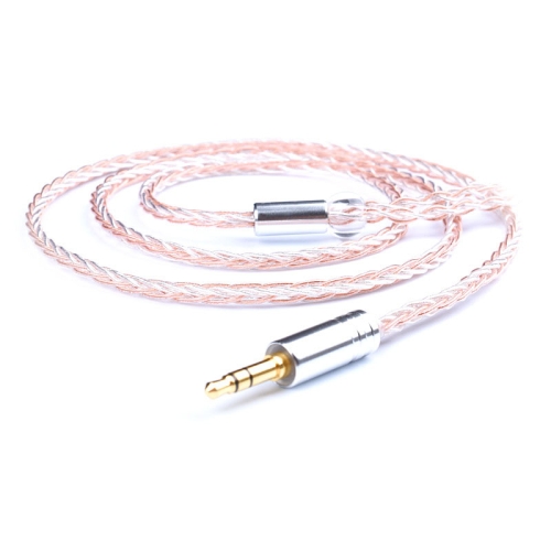 

3.5 Stereo + MMCX Direct Plug DIY 8 Core Mixing Color Silver-plated Headphone Wire, Length : 1.2m