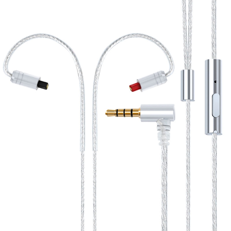 

Iron Triangle IM Series Plug Silver-plated Headphone Wire with Mic (Silver)