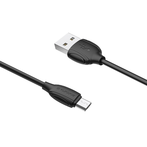 

Borofone BX19 2A Max Output USB to Micro USB Benefit Charging Data Cable,Cable Length: 1m (Black)