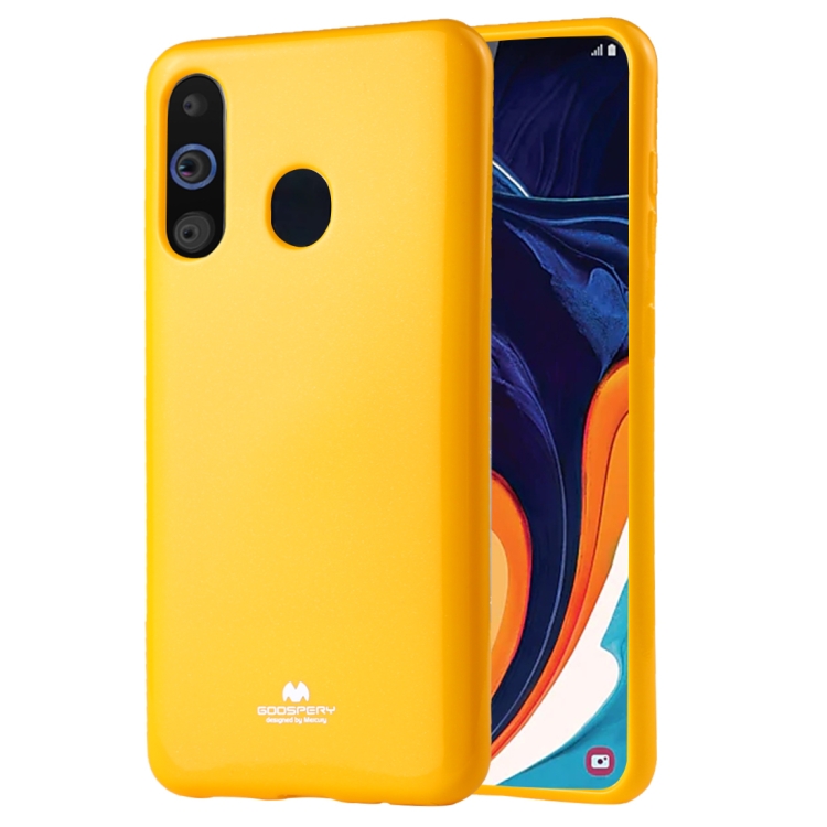 

GOOSPERY JELLY TPU Shockproof and Scratch Case for Galaxy A60(Yellow)