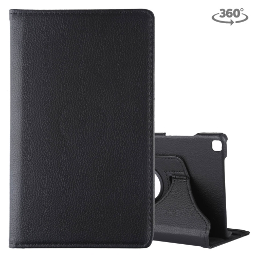 

Litchi Texture Rotating ClassicBusiness Horizontal Flip Leather Case for Galaxy Tab A 8.0 T290 / T295 (2019), with Holder (Black)