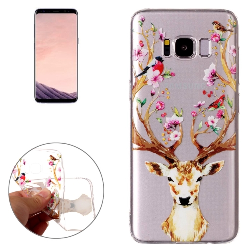 

For Galaxy S8 Cervus Nippon Pattern TPU Protective Case