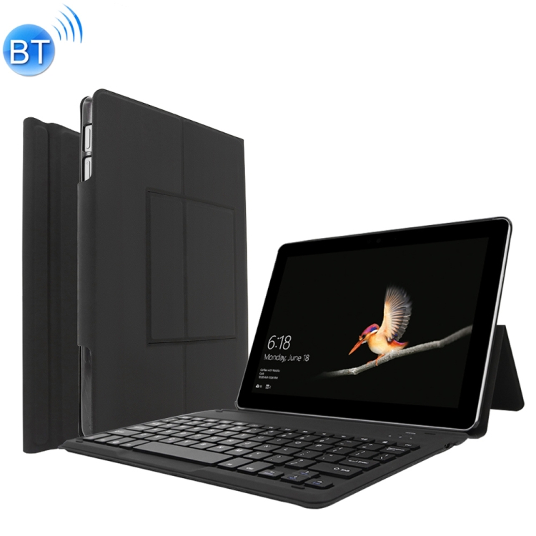 

SG01 Detachable Plastic Bluetooth Keyboard Protective Case for Microsoft Surface Go 10 inch, with Holder(Black)
