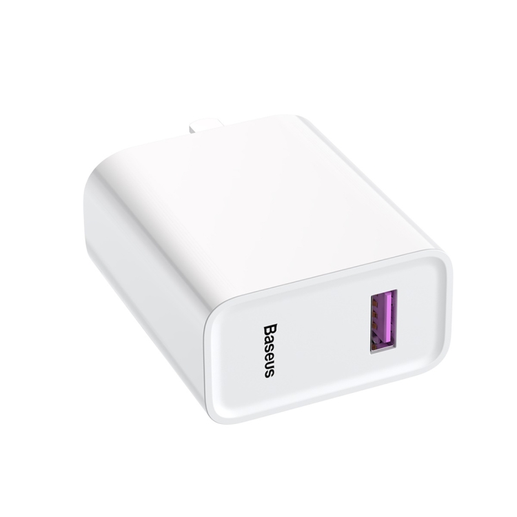 

Baseus Speed Series CAFS-01 22.5W USB Super Fast Charging Charger for Huawei Mobile Phones, Chinese Plug(White)