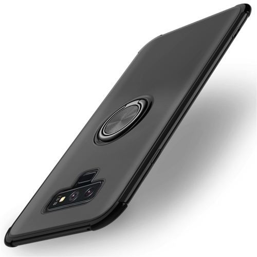 

Shockproof TPU Protective Case for Galaxy Note 9, with Holder (Black)