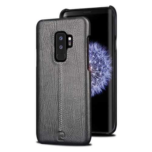 

Pierre Cardin PCL-P03 Shockproof PC + Leather Protective Case for Galaxy S9 Plus(Black)