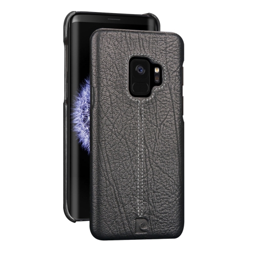 

Pierre Cardin PCL-P03 Shockproof PC + Leather Protective Case for Galaxy S9(Black)