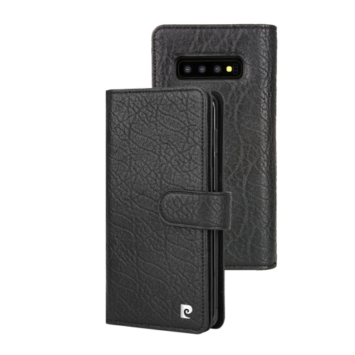 

Pierre Cardin PCL-P09 Horizontal Flip Leather Case for Galaxy S10 Plus, with Card Slot & Wallet(Black)