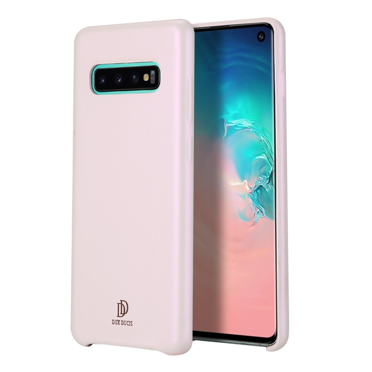 

DUX DUCIS Skin Lite Series Ultra-thin Shockproof PU Case for Galaxy S10 (Pink)