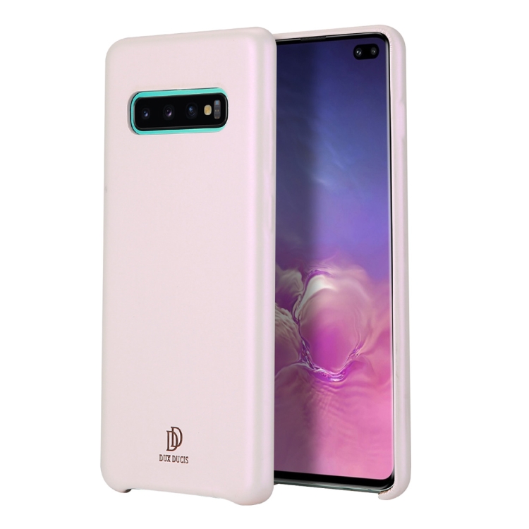 

DUX DUCIS Skin Lite Series Ultra-thin Shockproof PU Case for Galaxy S10+ (Pink)