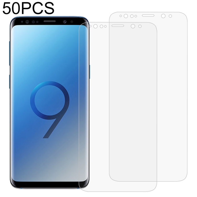 

50 PCS 3D Curved Full Cover Soft PET Film Screen Protector for Galaxy S9+