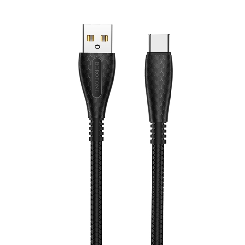 

Borofone BX38 1m 2.4A Max Output USB to USB-C / Type-C Cool Charging Data Cable(Black)