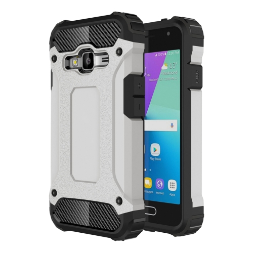 

For Galaxy J1 Mini Prime Armor TPU + PC Combination Case (Grey)