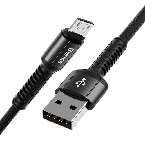 

Benks D39 Micro USB Nylon Cloth Texture Braided Data Cable, Support Charging & Data Transmission, Cable Length: 1.2m