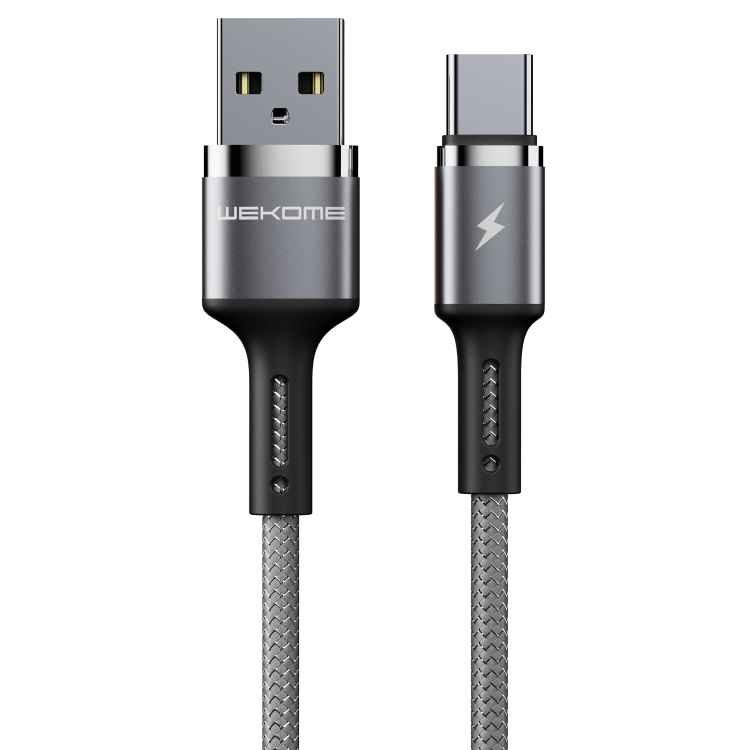 

WK WDC-128 3A Type-C / USB-C Kingkong Enjoy Version Charging Data Cable, Length: 1m(Silver)