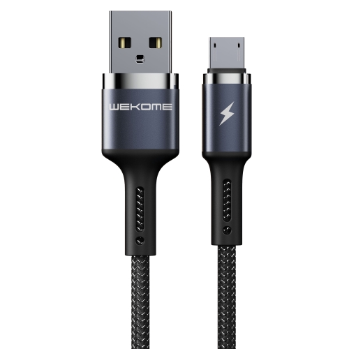 

WK WDC-128 3A Micro USB Kingkong Enjoy Version Charging Data Cable, Length: 1m(Black)