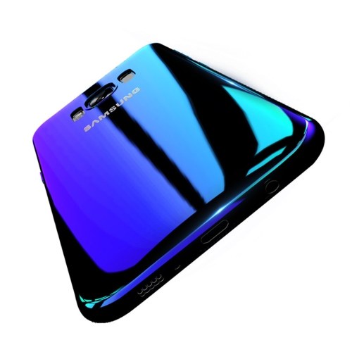 

FLOVEME for Galaxy S8 Hard PC Plating Gradient Color Protective Case Back Cover (Blue)