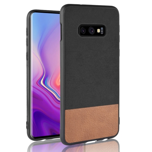 

Shockproof Color Matching Denim PC + PU + TPU Case for Galaxy S10 Lite (Black)