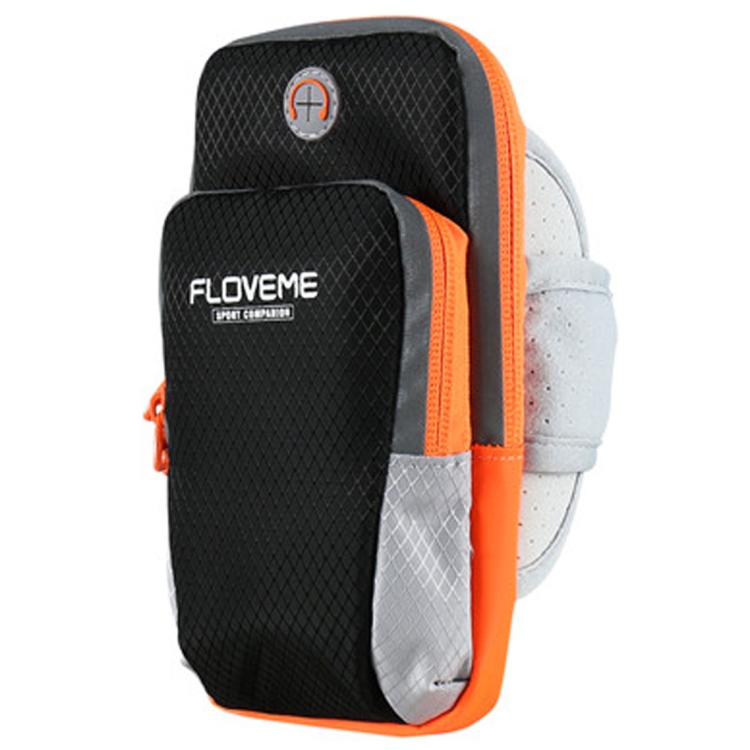 

FLOVEME Universal Sport Nylon Armband Case ,Suitable for Smartphones Below 6 Inch(Black)