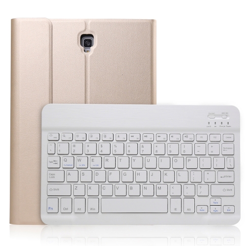 

A830 Ultra-thin Detachable Bluetooth Keyboard Leather Case for Galaxy Tab S4 10.5 T830 / T835, with Holder(Gold)