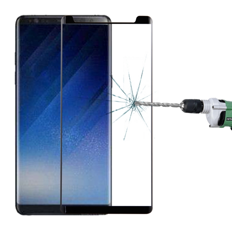 

Full Glue 3D Curved Silk-screen Non-full Screen Tempered Glass Screen Protector with Fully Adhesive For Galaxy Note 8(Black)