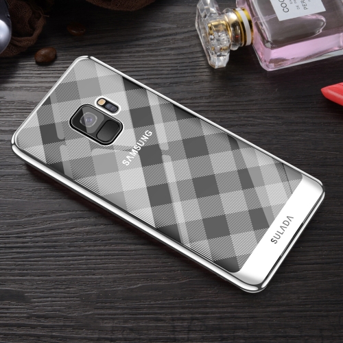 

SULADA Plating + Radium Carving TPU Soft Case for Galaxy S9 (Silver)