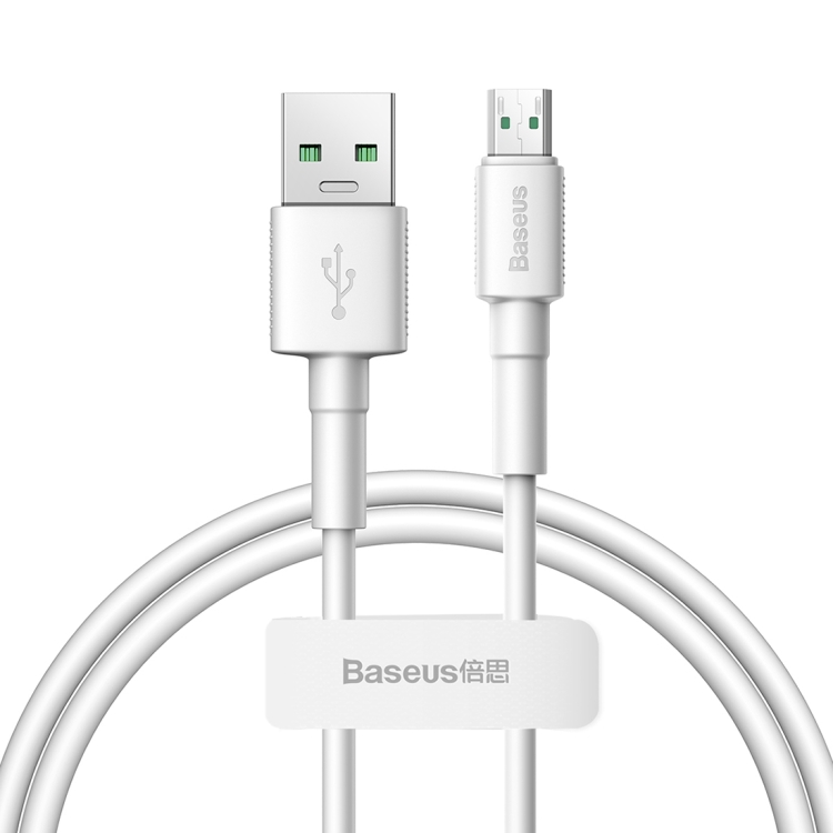 

Baseus CAMSW-C02 Mini White 0.5m 4A USB-C / Type-C to Micro USB Quick Charge Data Cable (White)